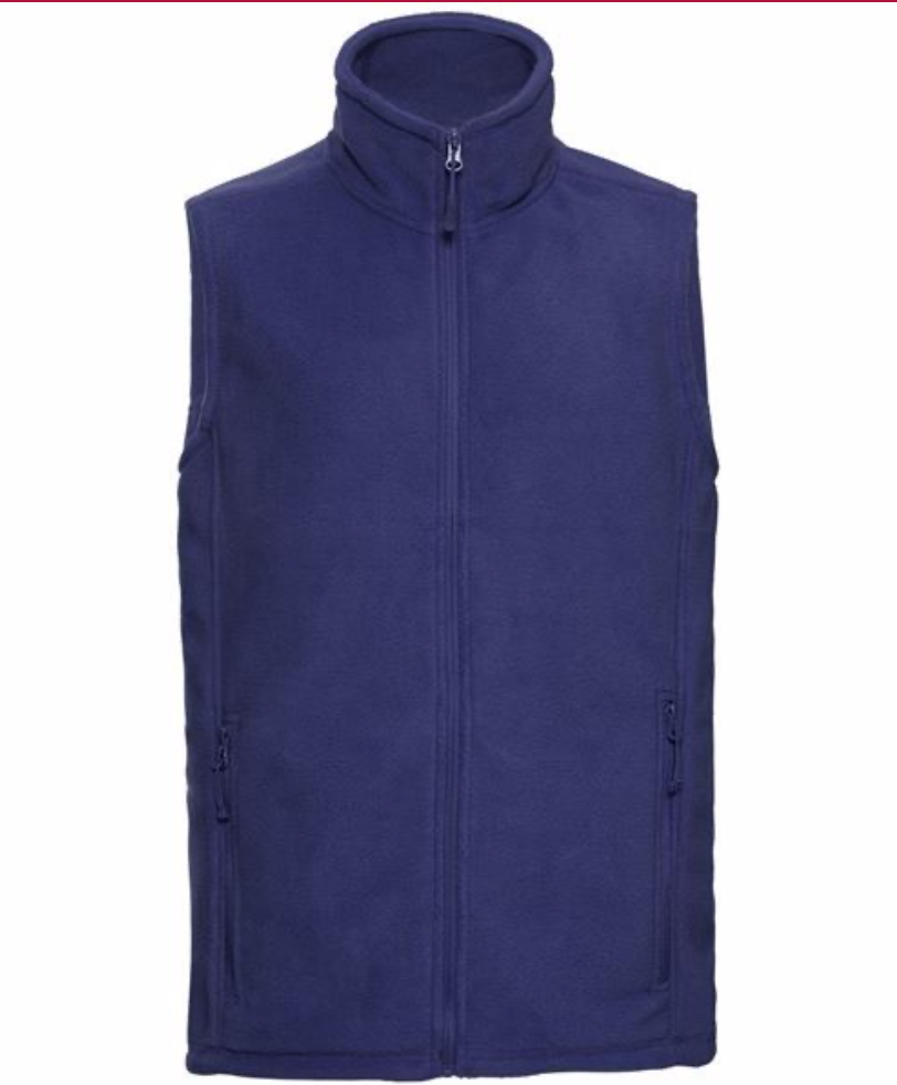 Outdoor fleece gilet royal blue Main Image